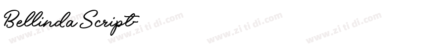 Bellinda Script字体转换